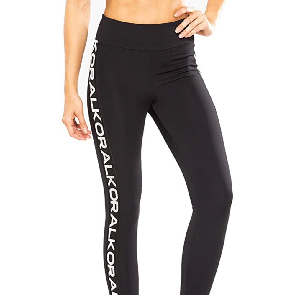 Koral dynamic duo blackout leggings - size small